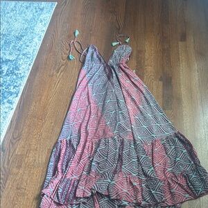 Elegant Geometric Patterned Dress